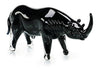 John Richard Decor Glass Rhino Sculpture