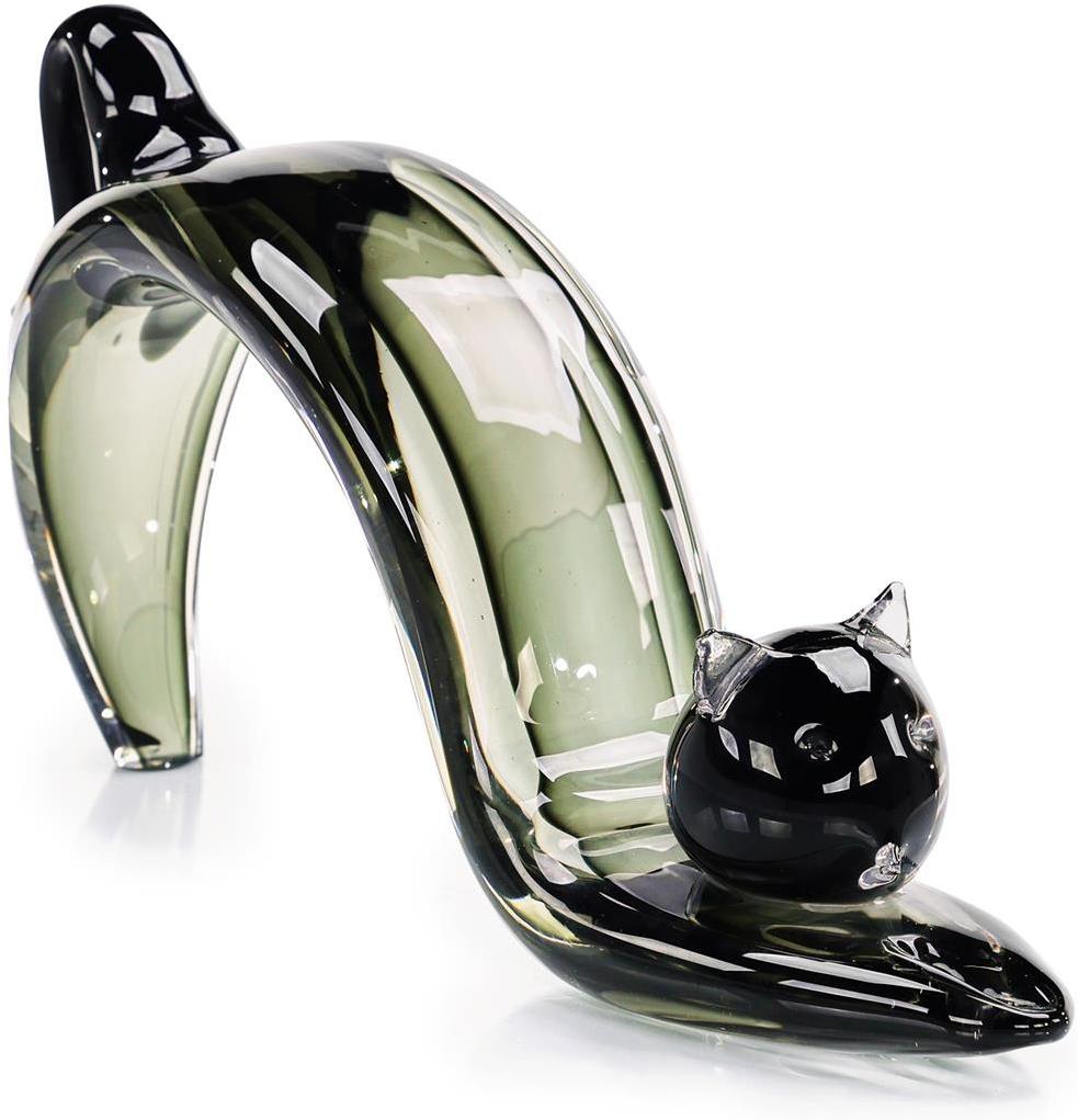 John Richard Decor Stretching Cat Sculpture