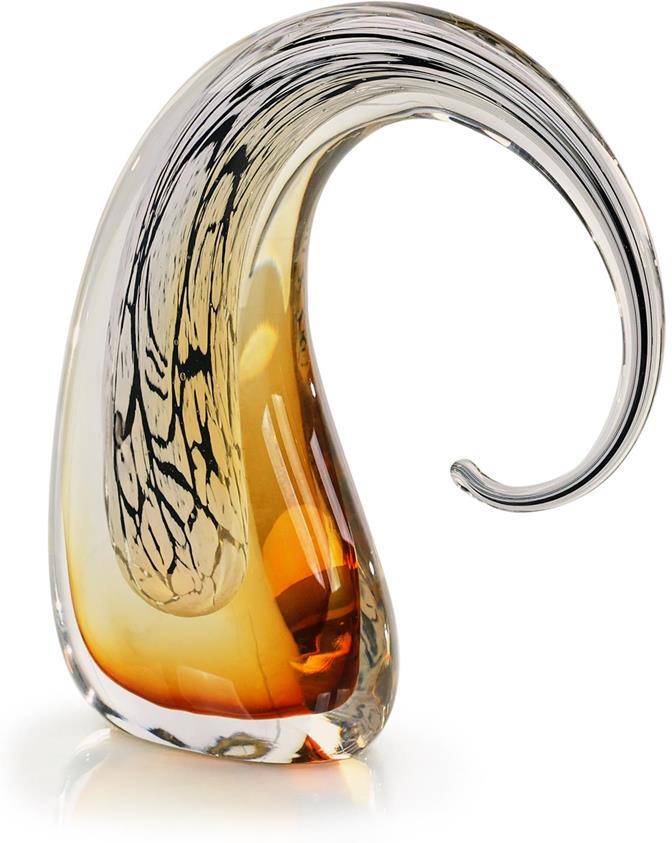 John Richard Decor Wisp of Glass Sculpture, Small