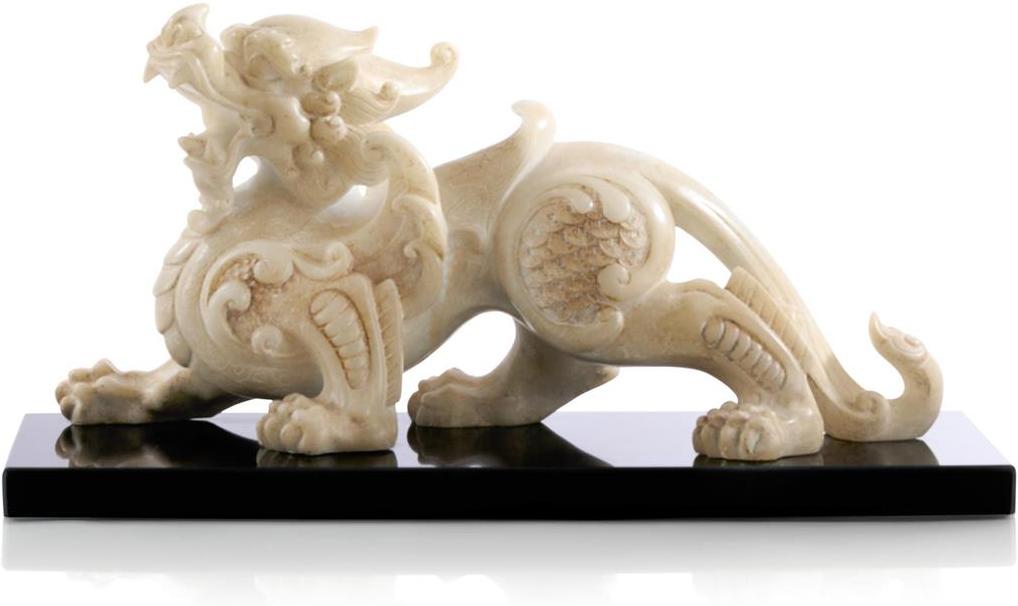 John Richard Decor Pixiu Sculpture on Marble