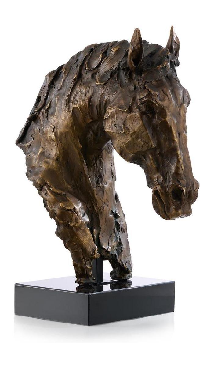 John Richard Decor Horse Bust on Marble