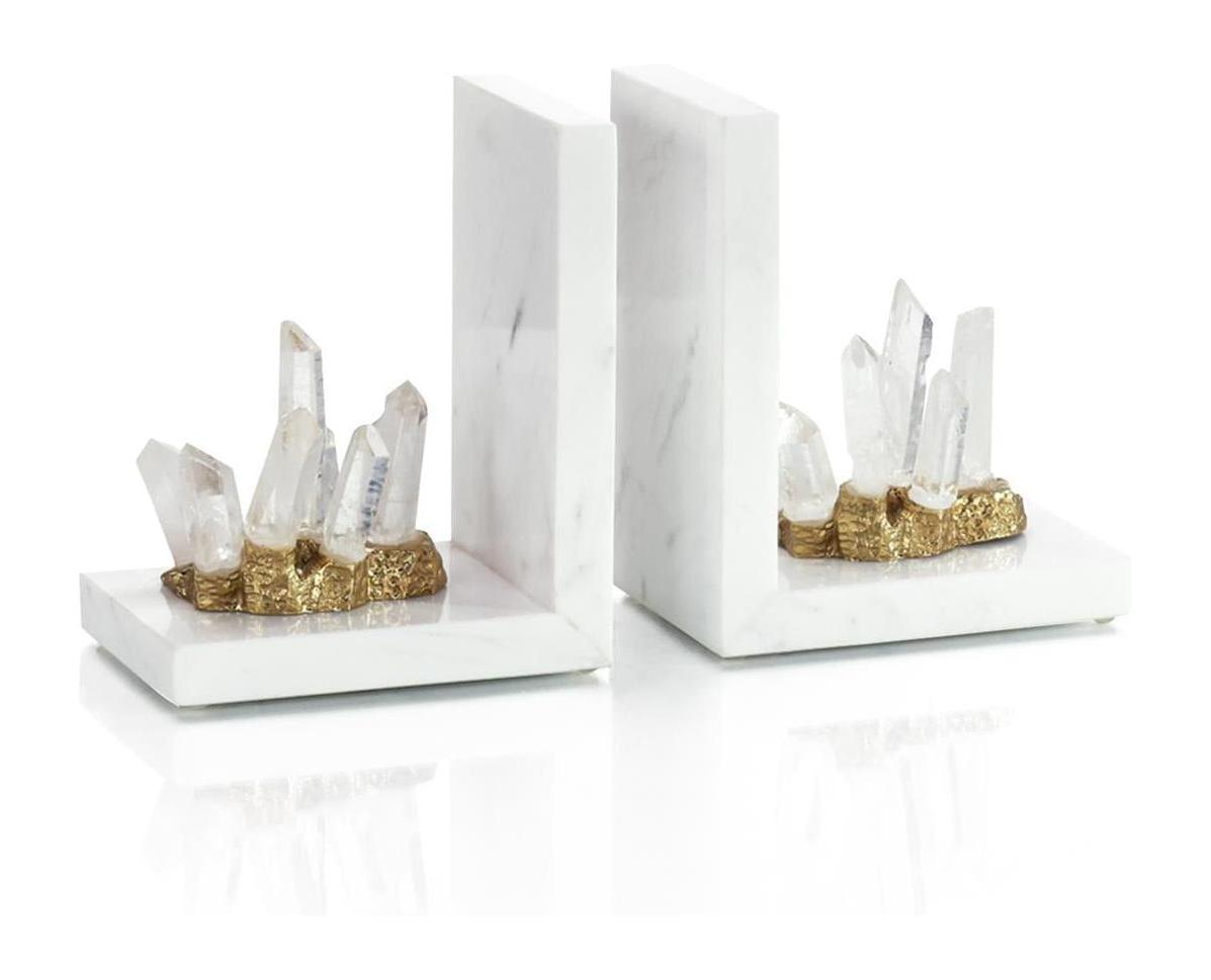 John Richard Decor Crystalline Bookends, Set of 2