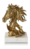 John Richard Decor Abstract Horse Sculpture on Marble