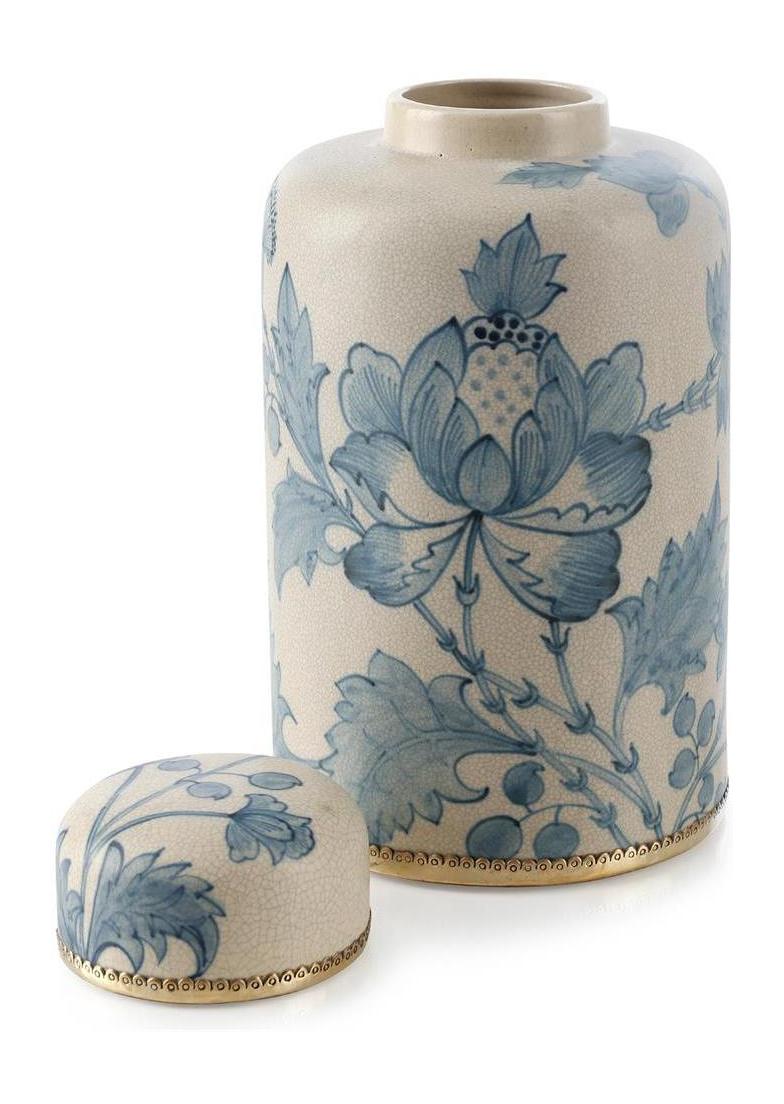 John Richard Decor Lidded Bloom Jar, Tall