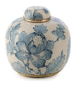 John Richard Decor Lidded Bloom Jar, Wide