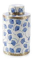 John Richard Decor Lidded Ginkgo Jar