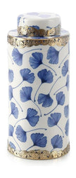 John Richard Decor Lidded Ginkgo Jar