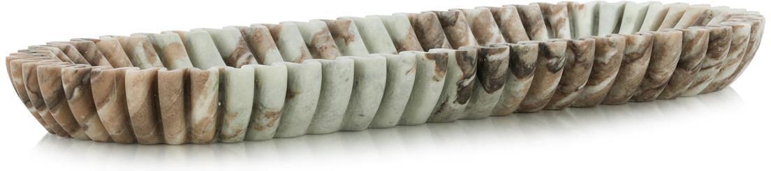 John Richard Decor Scalloped Marble Tray