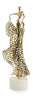 John Richard Decor Evangelina Sculpture on Marble, Brass