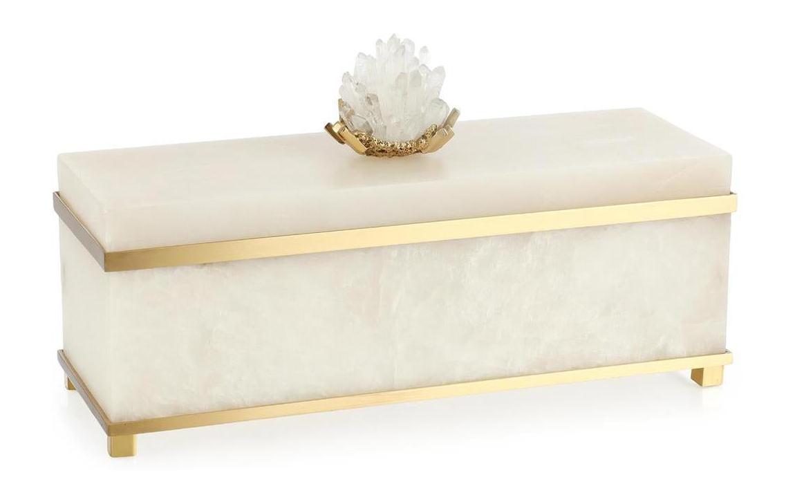 John Richard Decor Crystal Cluster Box