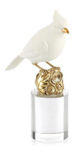 John Richard Decor Cardinal Sculpture on Crystal