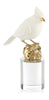 John Richard Decor Cardinal Sculpture on Crystal