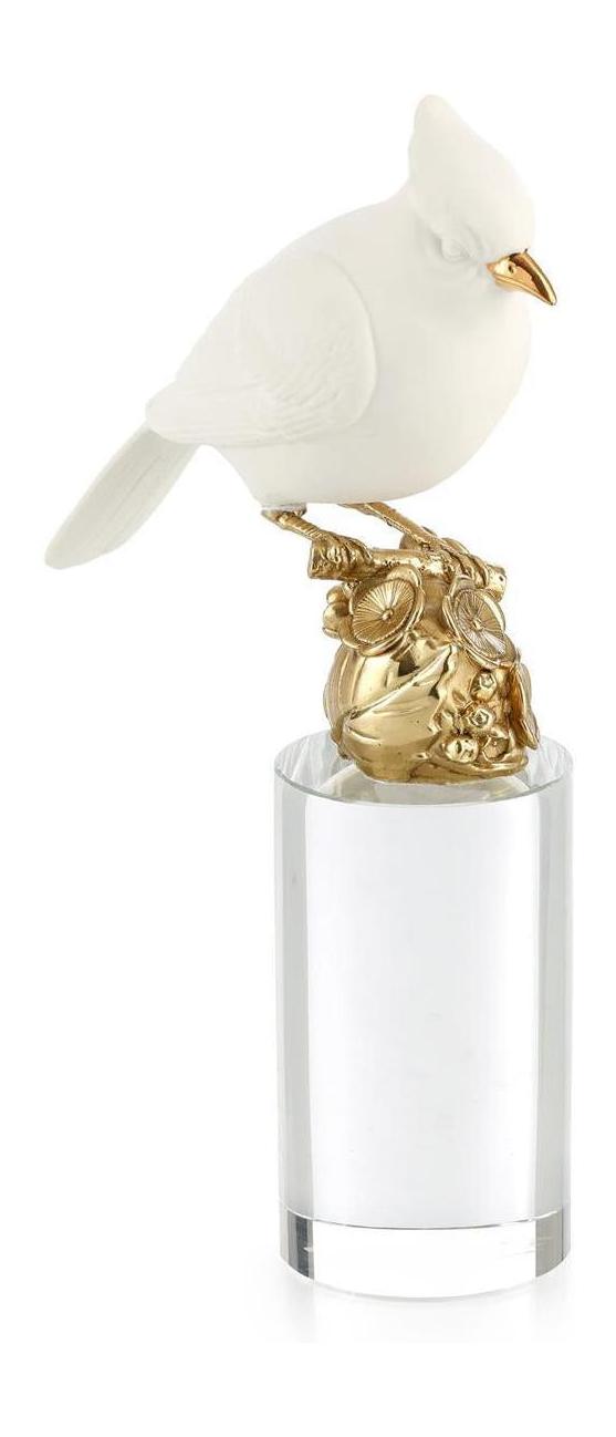 John Richard Decor Cardinal Sculpture on Crystal