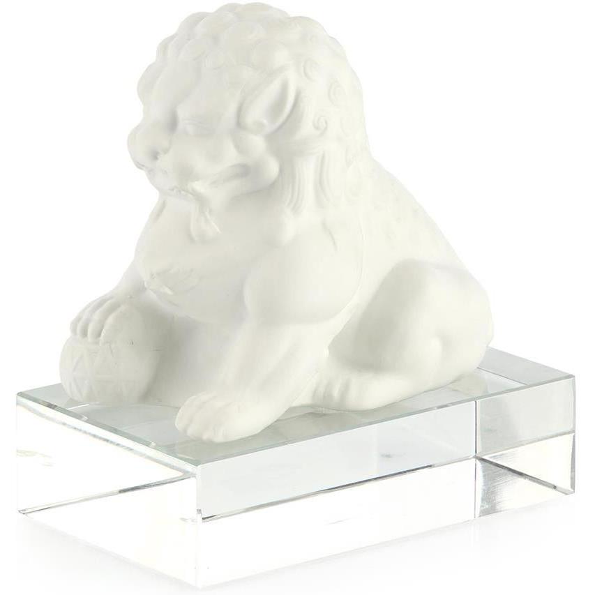 John Richard Decor Shishi Sculpture on Crystal I