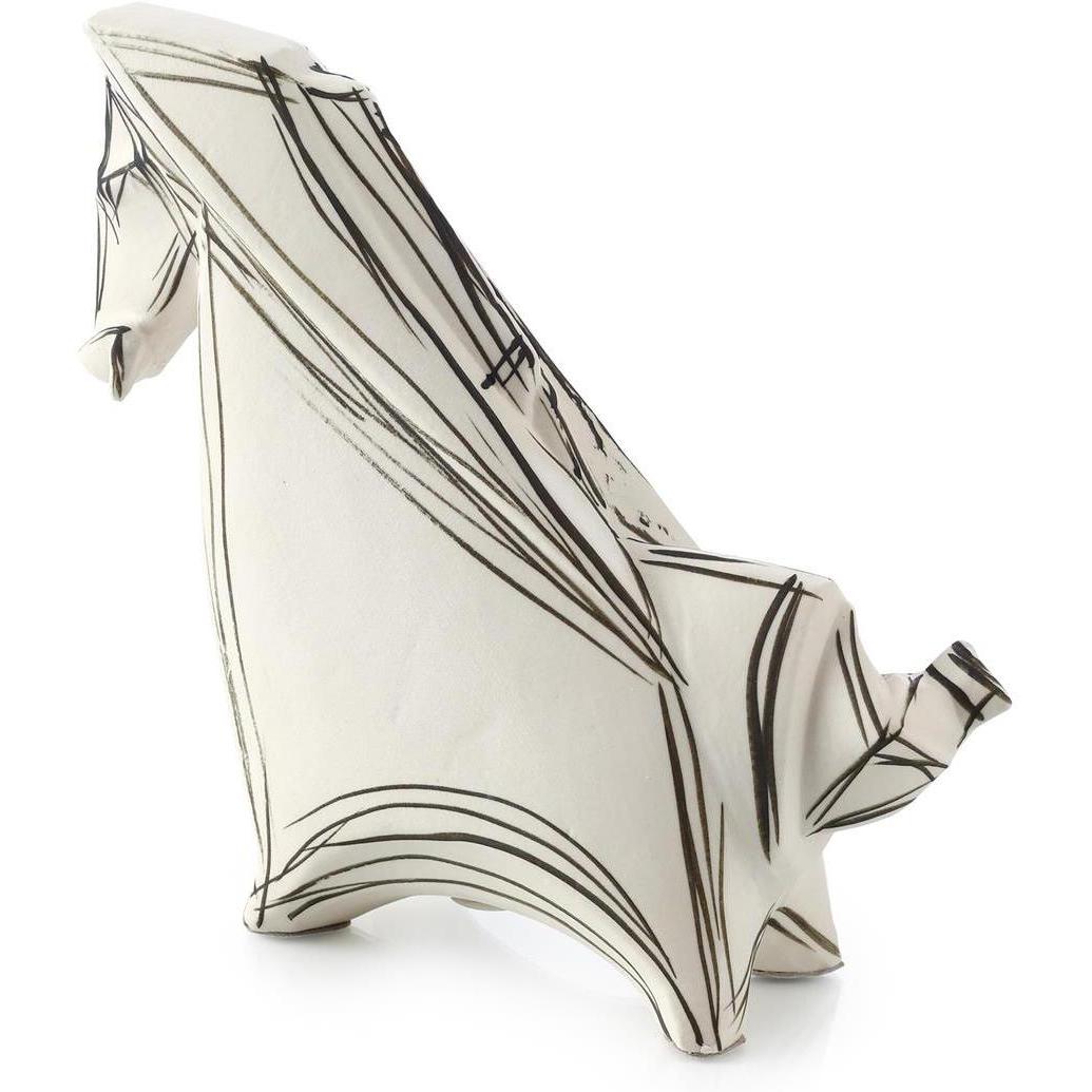 John Richard Decor Sketched Horse Sculpture
