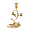 John Richard Brass Flora Candleholder