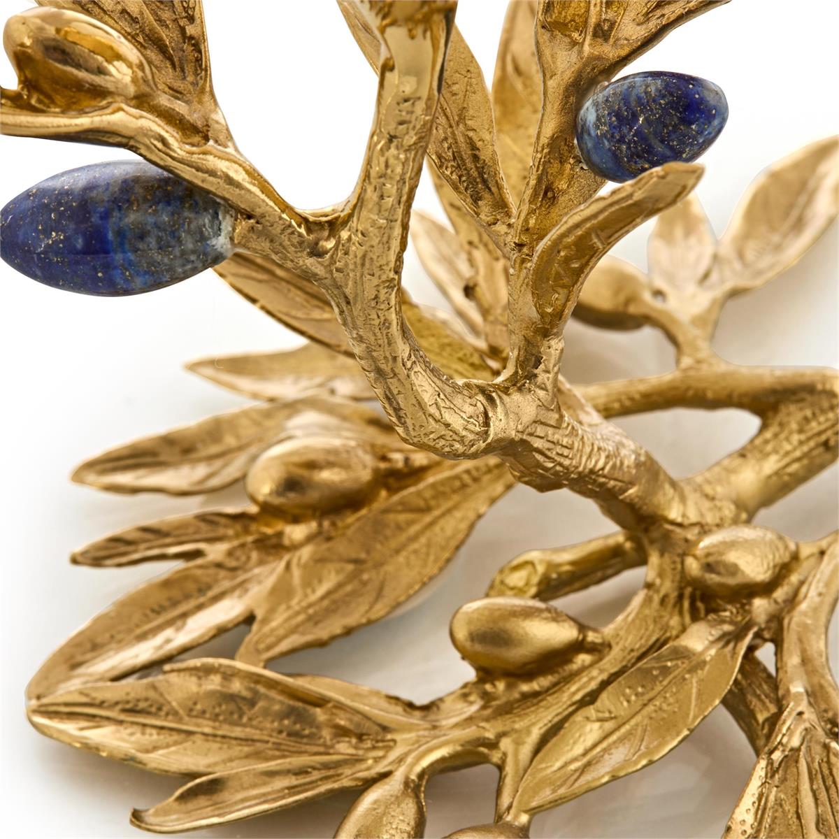 John Richard Brass Flora Candleholder