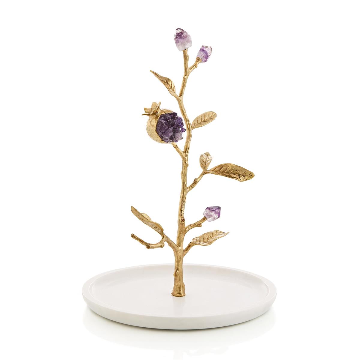 John Richard Amethyst Tree Serving Tray