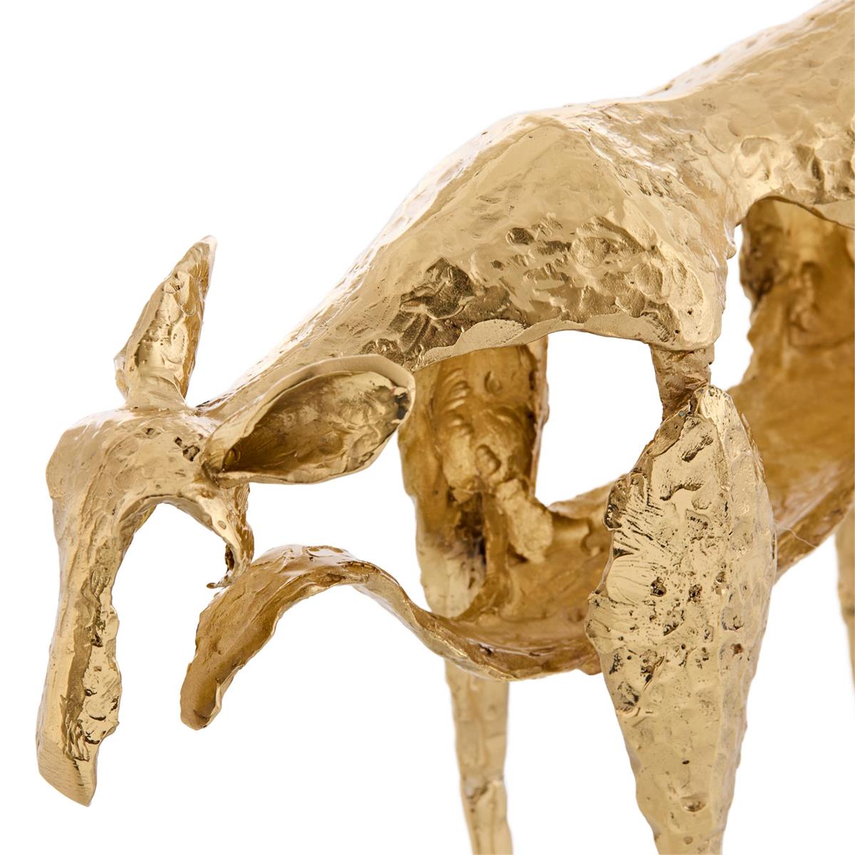 John Richard Abstract Moose Sculpture on Selenite II