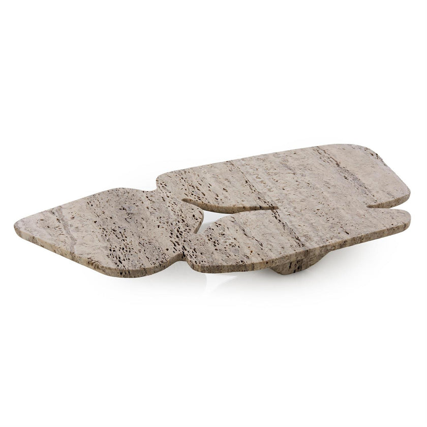 John Richard Organic Travertine Tray