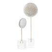 John Richard Natalia Sculptures on Crystal, Set of 2