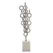 John Richard Iron Chain Sculpture on Marble