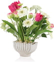 John Richard Decor Zinnias and Tulips