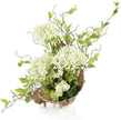 John Richard Decor White Agapanthus Leaf Sculpture