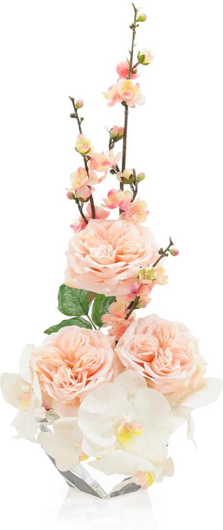 John Richard Decor Pink Rose Blossoms