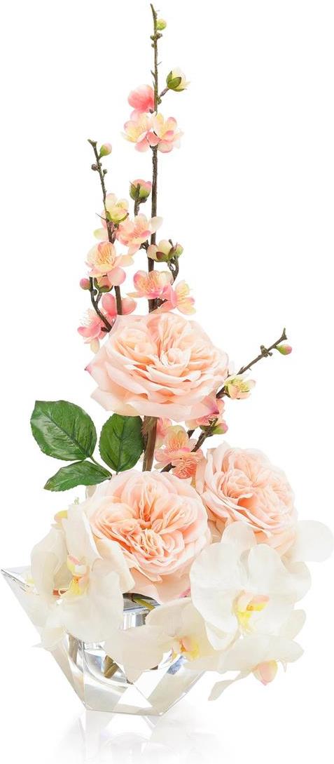 John Richard Decor Pink Rose Blossoms