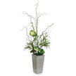 John Richard Twisted Curly Willow and Anthurium