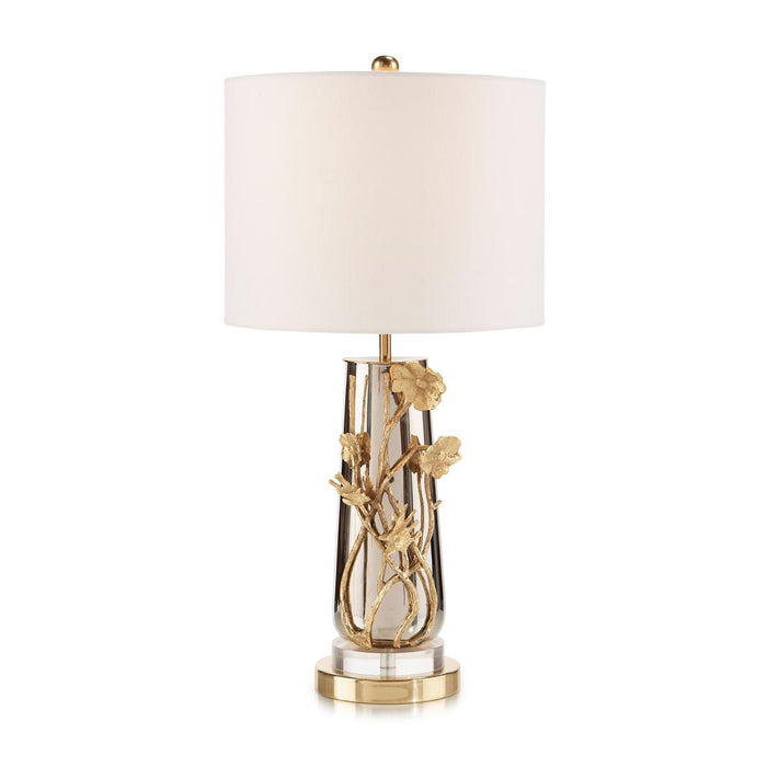 John Richard Nickel Poppy Table Lamp