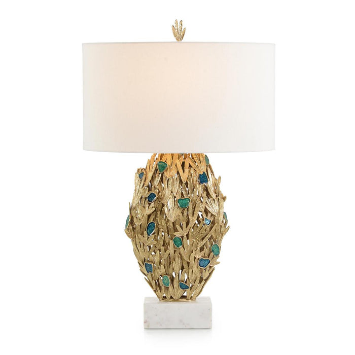 John Richard Embellished Fronds Table Lamp