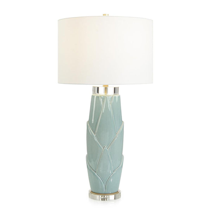 John Richard Green Lush Leaves Table Lamp