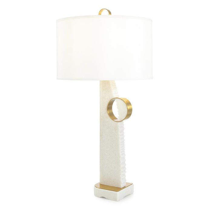 John Richard Parallax Shimmering Stone Table Lamp