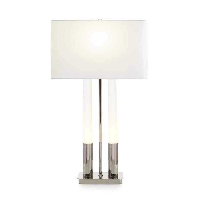 John Richard Nickel Gemini Table Lamp