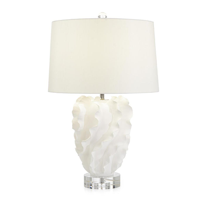 John Richard White Blaza Table Lamp