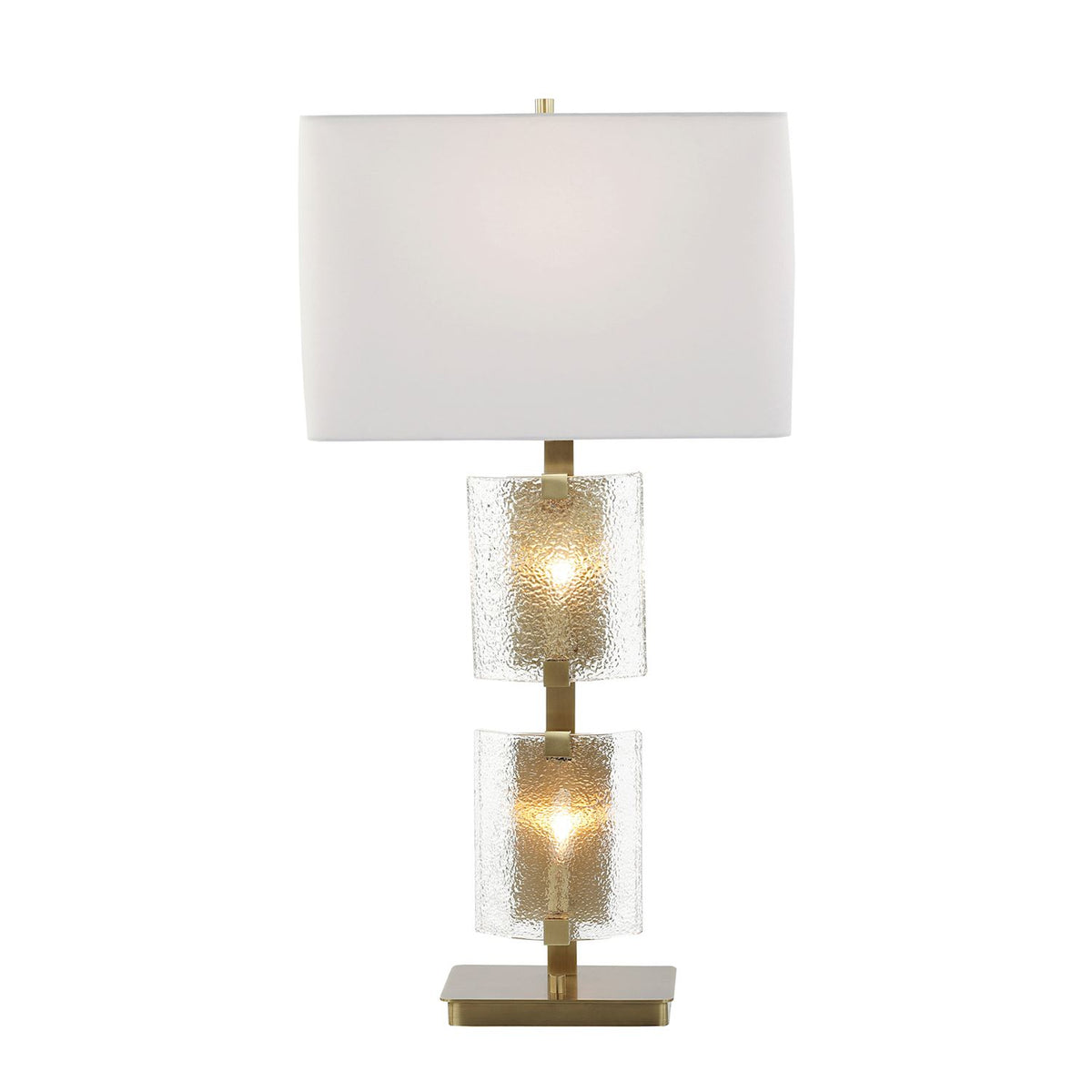 John Richard Gemelle Table Lamp, Brass