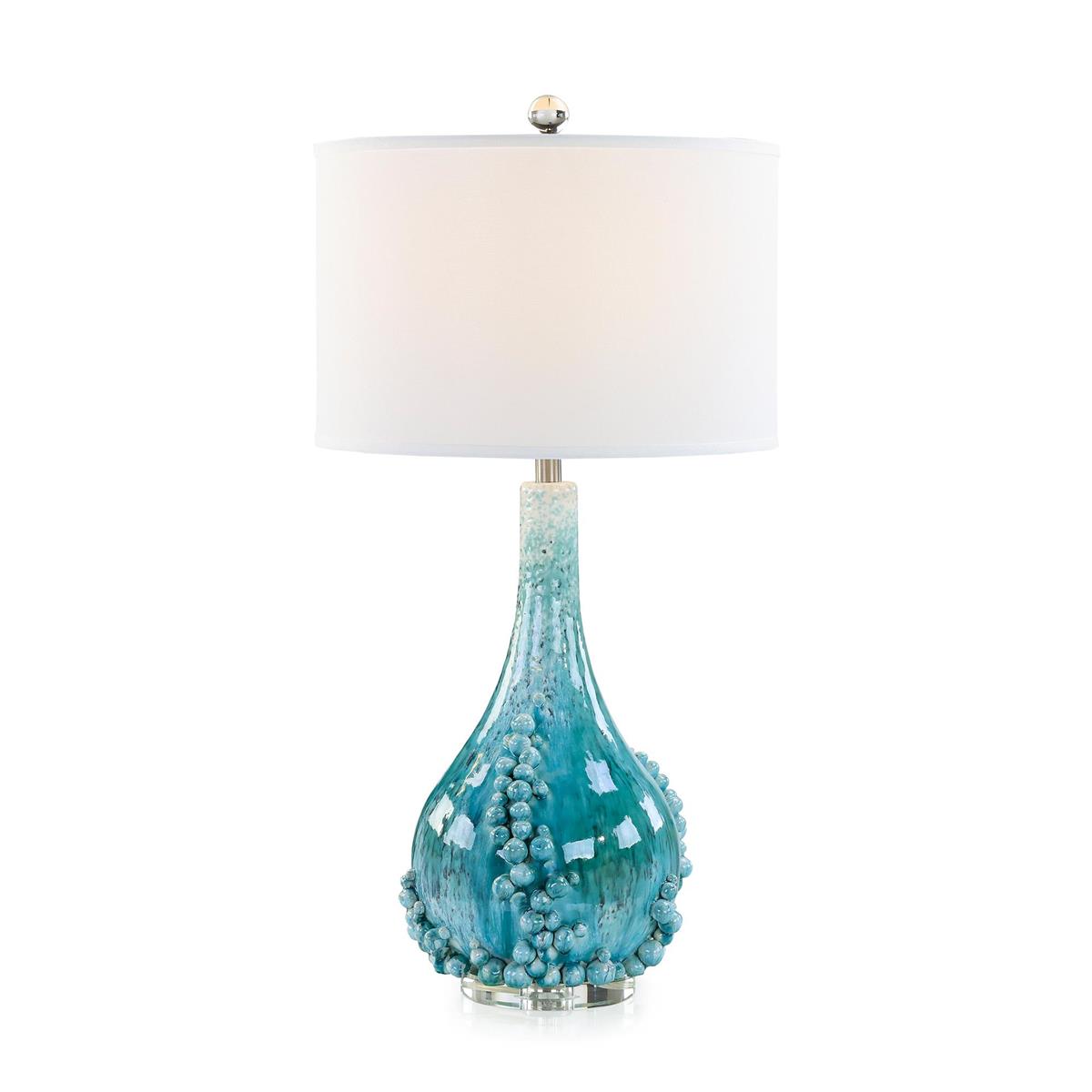 John Richard Bubbling Blue Table Lamp