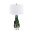 John Richard Emerald Spiral Table Lamp