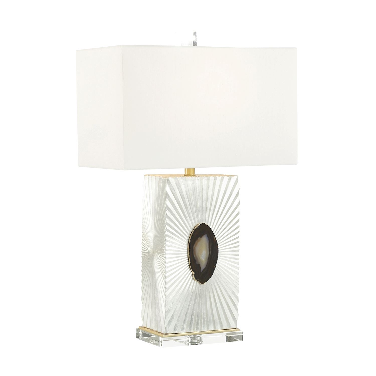 John Richard Rayna Table Lamp, White