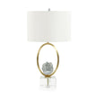 John Richard Crystal Geode Table Lamp