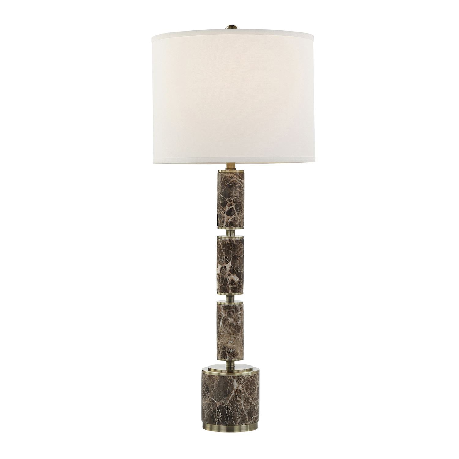 John Richard Marmo Marrone Table Lamp