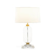 John Richard Sculpted Crystal Table Lamp