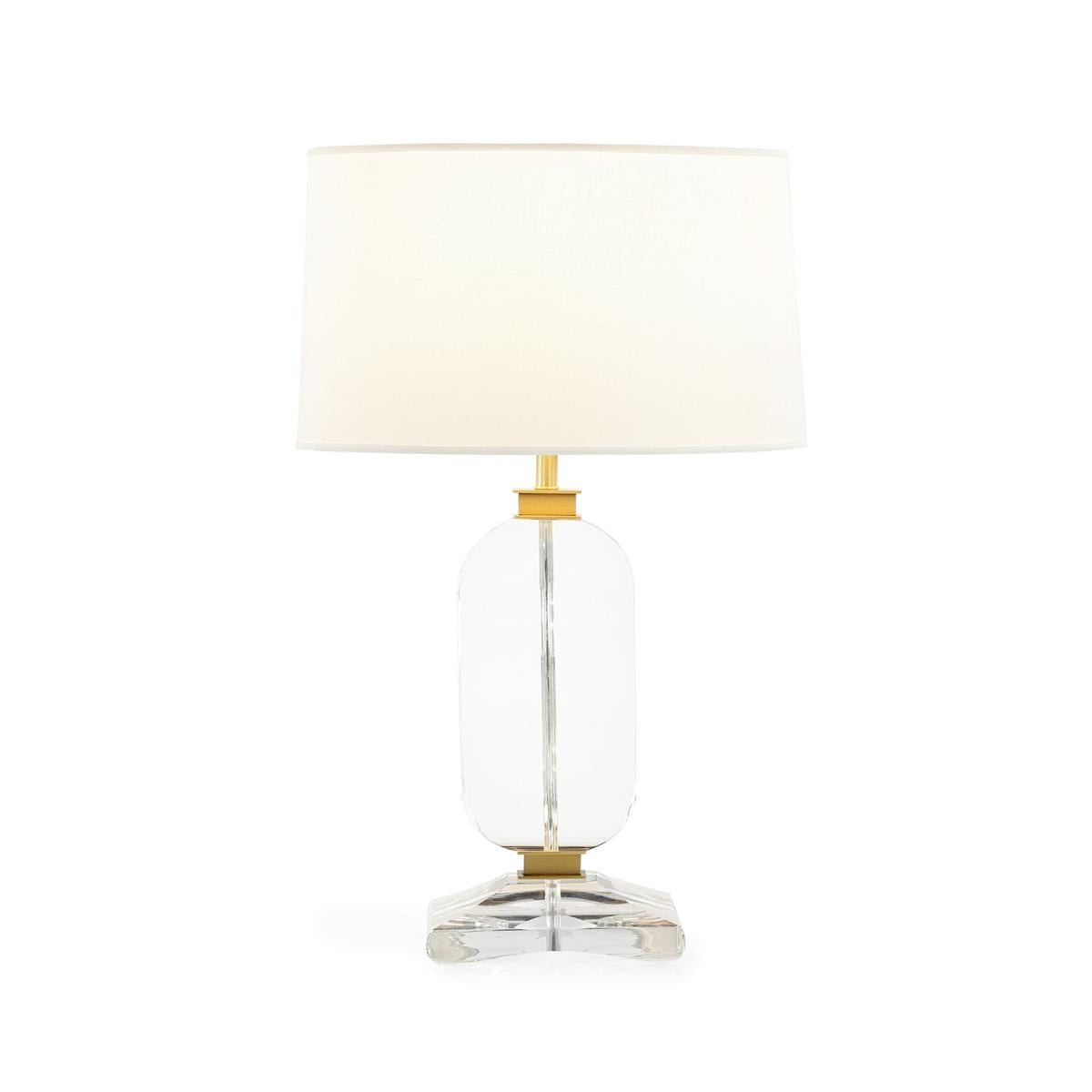 John Richard Sculpted Crystal Table Lamp