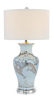 John Richard Dueling Dragons Table Lamp