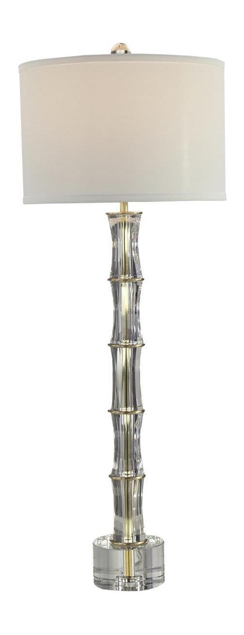 John Richard Crystal Bamboo Table Lamp