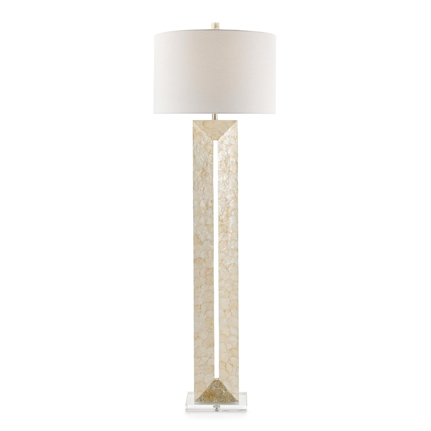 John Richard Nacre Floor Lamp