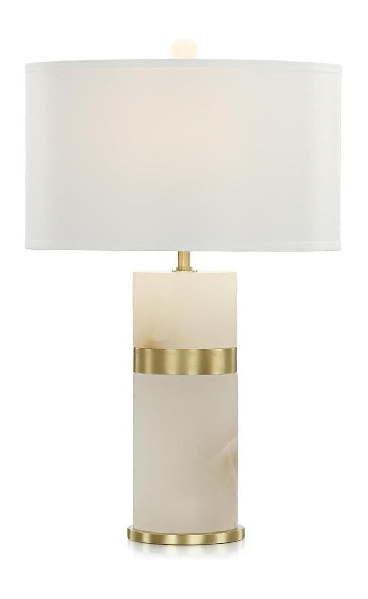 John Richard Alabaster Tower Table Lamp