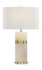 John Richard Alabaster Tower Table Lamp
